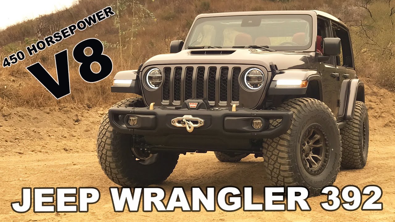 Jeep Wrangler 392 Concept: First Look (Up-Close Details, Engine Noise) -  YouTube