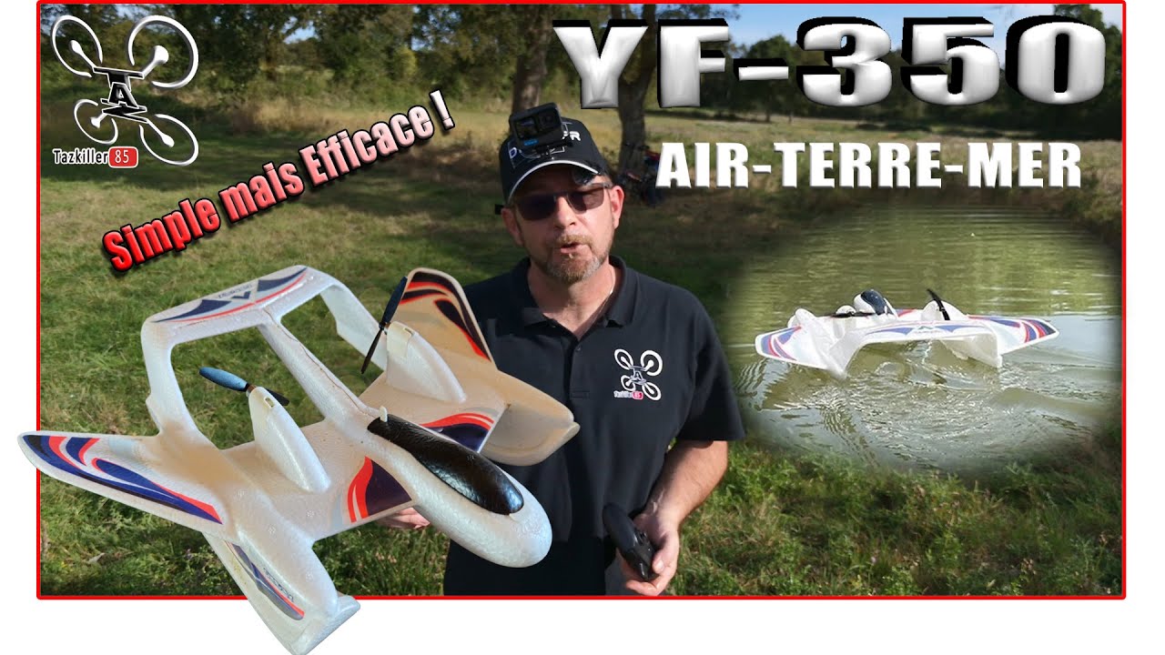 YF350 AIR TERRE MER Review Test Démo Bonne chance ! YouTube