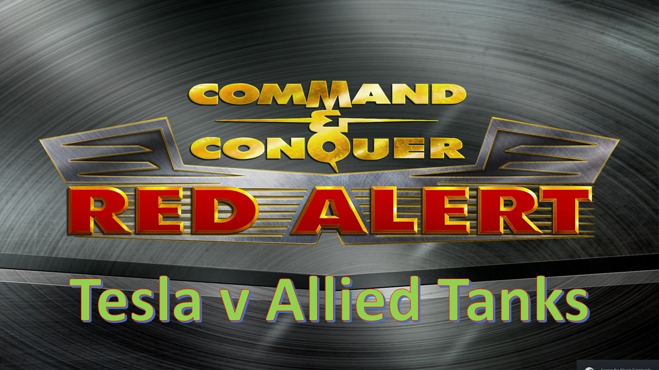 Command and Conquer Red Alert Remastered FFA (Tesla v Allied Tanks) 