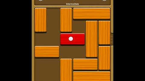 Unblock me free solutions intermediate level 13 ( android and ios app solutions all levels )