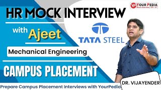 Information Tata Steels Campus Placement HR Mock Interview | Interview tips that will help students in selection Guide
