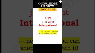 🚨 UPI just went &quot;International&quot; 📚 #yshorts #upi #paypal #international #upiindia