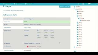 Using Rubrics to Mark Assignments in Moodle