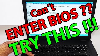 How to Enter & Access BIOS on ACER Laptops - Open BIOS if F2 key is Not Working