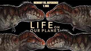 Life On Our Planet Tyrannosaurus Memory Vs. Reference Drawing