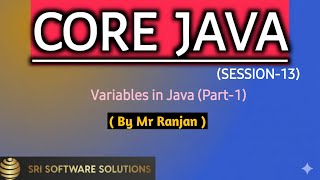 Core Java (session -13) | Variables in Java | #education #java #corejava#training #coding #ameerpet  Profile