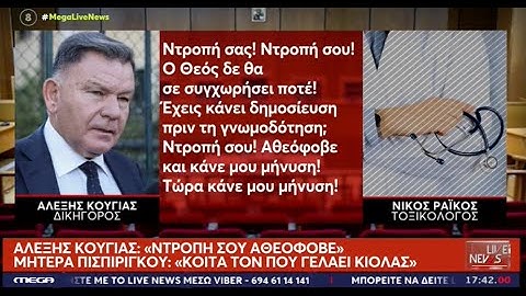 «Ντροπή σου! Ο Θεός δε θα σε συγχωρήσει ποτέ!» Εκρήξεις Κούγια στη Δίκη Πισπιρίγκου (5/10/23)