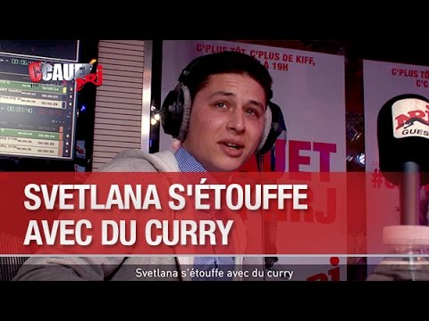 Svetlana s'étouffe avec du curry - C’Cauet sur NRJ