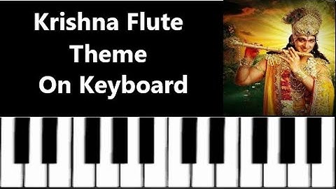 Lord Krishna Flute Music Piano Tutorial | Star Plus Mahabharat