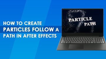 How to make particles follow a path in after effects | Tutorial