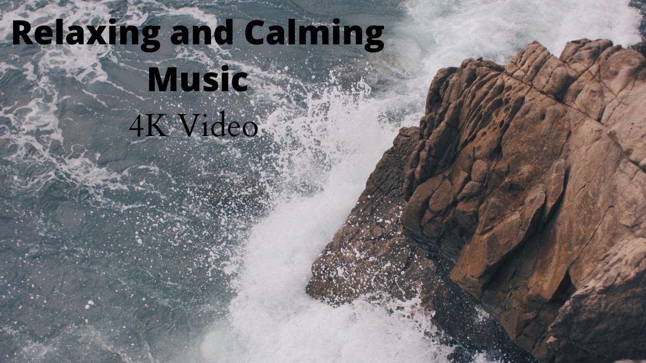 Relaxing and Calming Music For Study, Meditation, Sleep| Testing 4K Amazing Beach Views