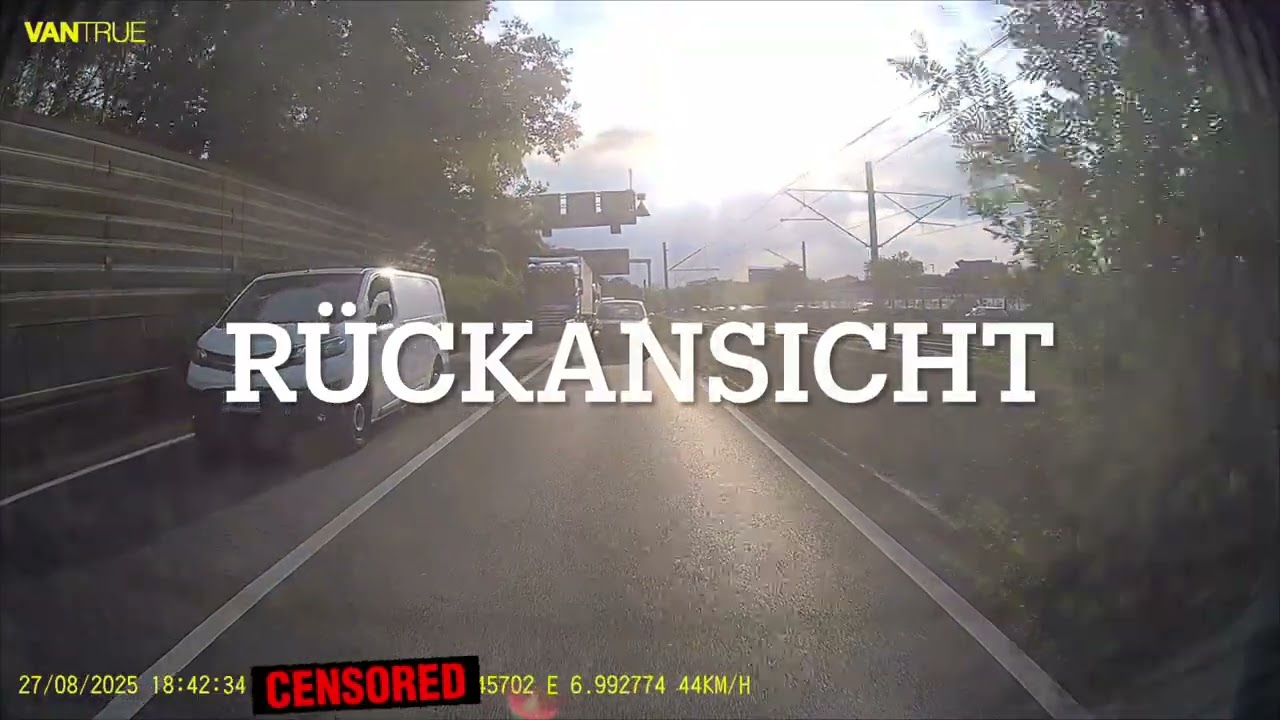 An aggressive taxi driver made a mistake at 27.08.2025 (A40 Essen) license plate: ETA-760