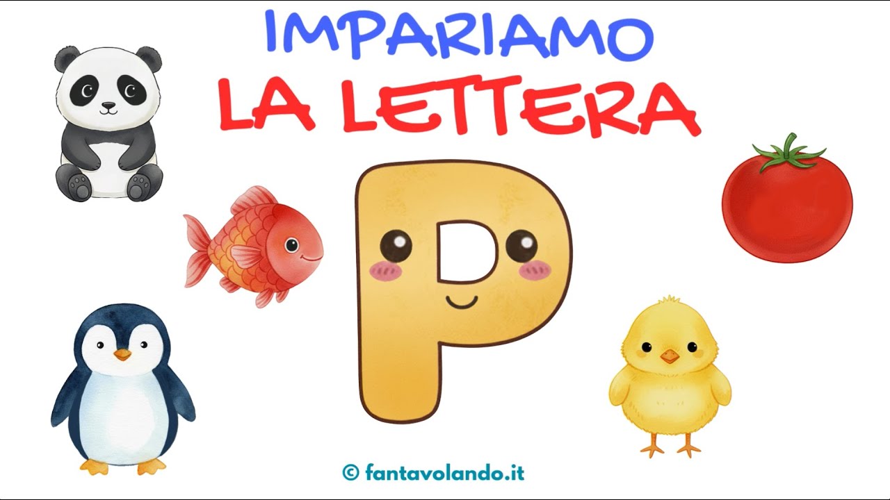 Schede sulla Lettera P per la Classe Prima