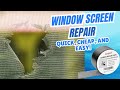 HOLIDYOYO Window Screen Repair Tape – Self-Adhesive Mesh Patch, Rainproof & Windproof, Easy To Cut For Doors, Windows, Tents & RV Screens