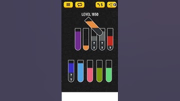 【Water Sort Puzzle】 Level 1650