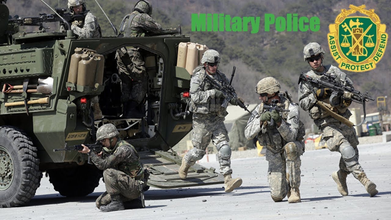 31B MOS Military Police in the United States Army YouTube