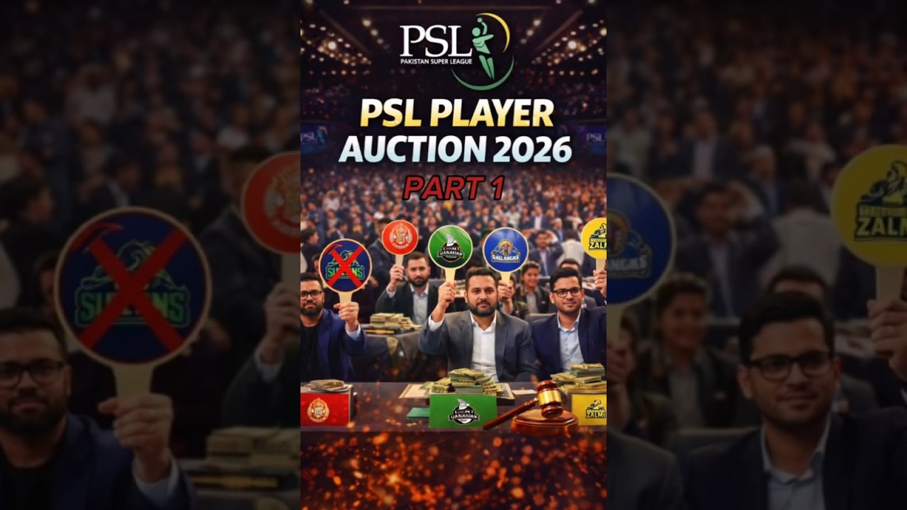 Part 1| PSL Players Auction 2026| Sahibzada Farhan sold| Haris Rauf sold| 