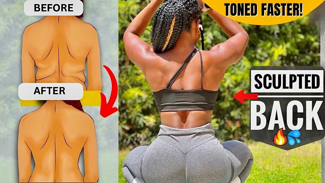 2 Week SCULPTED BACK Effective Workout You Need | 5 Min Everyday, No ...