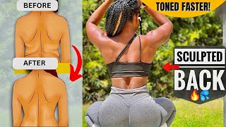 2 Week SCULPTED BACK Effective Workout You Need | 5 Min Everyday, No Equipment