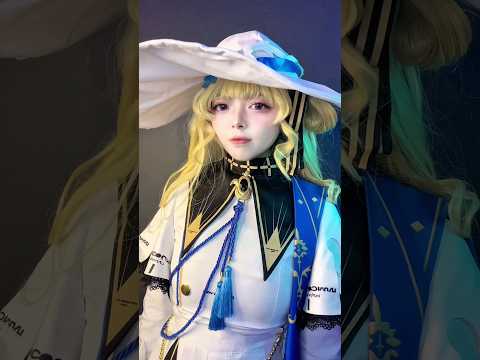 My sister pinched my cheeks  #phoebe #wutheringwaves #cosplay #phoebecosplay #wutheringwavescosplay