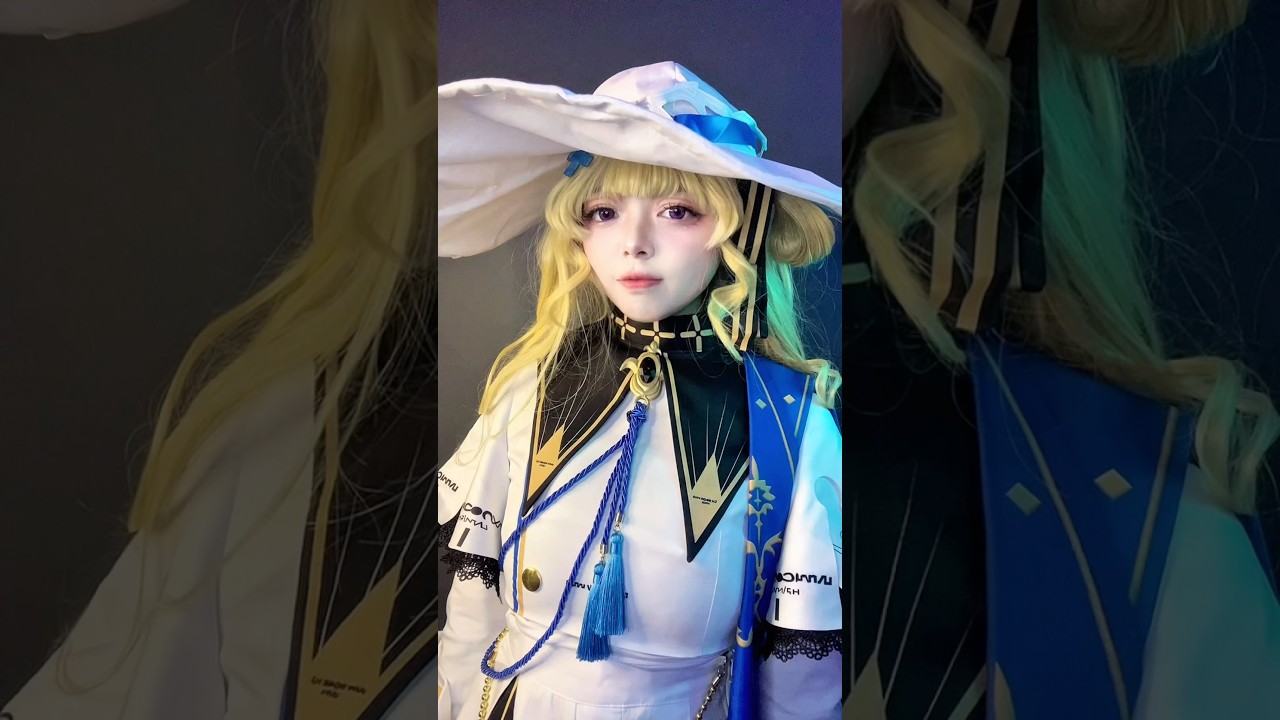 My sister pinched my cheeks  #phoebe #wutheringwaves #cosplay #phoebecosplay #wutheringwavescosplay