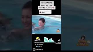 Swimming lessons🏊‍♀️🏊‍♀️👙 - by Maria Ozawa😍😍😍 #prettygirl #japanesegirl #mariaozawa