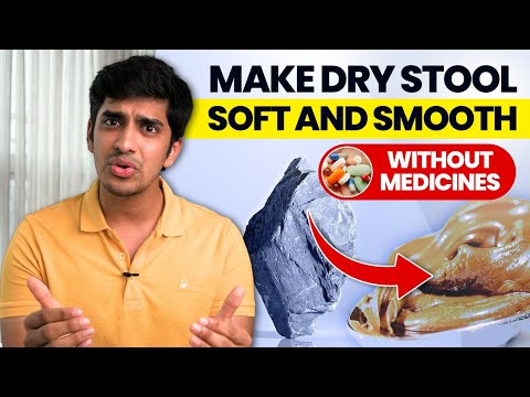 Make dry stool soft and smooth without medicines