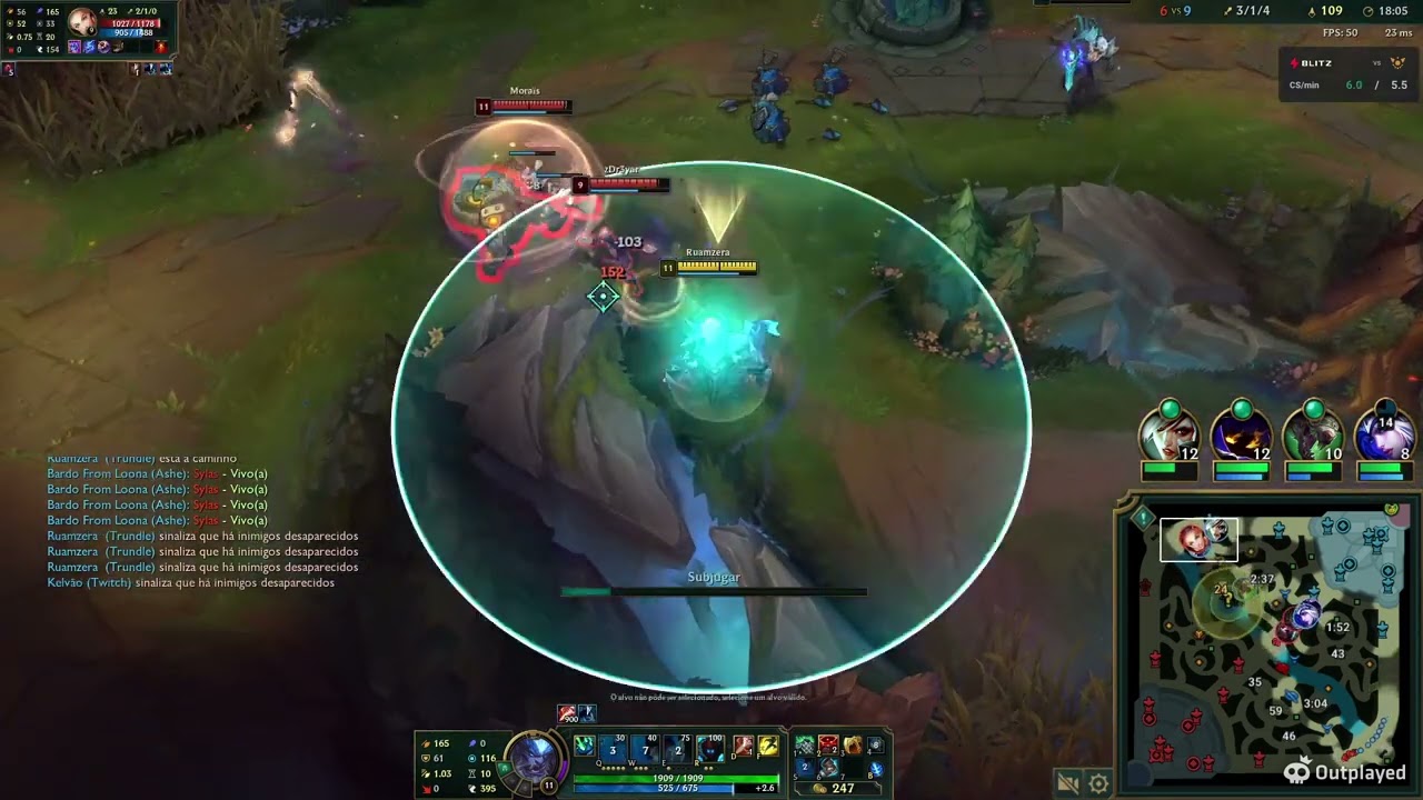 Trundle vs Ekko na selva matchup do gold