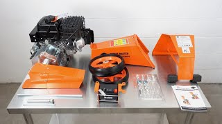 Forest Master FM6DDES-MUL 6HP Compact Petrol Mulcher and Wood Chipper - Full Assembly Guide