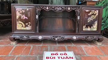 TỦ CHÈ CŨ-GỖ TRẮC TA-CÁNH KHẢM ỐC SINGAPO-HÀNG ĐẲNG CẤP ĐỈNH CỦA ĐỈNH CAO-0985230888-ĐỒ GỖ BÙI TUẤN