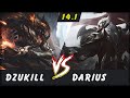 Dzukill - Yasuo vs Darius TOP Patch 14.1 - Yasuo Gameplay