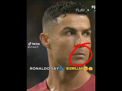 Ronaldo Says BISMILLAH Before Taking Penalty 🥹🤲 💯 #shorts #islam #ronaldo #cristianoronaldo