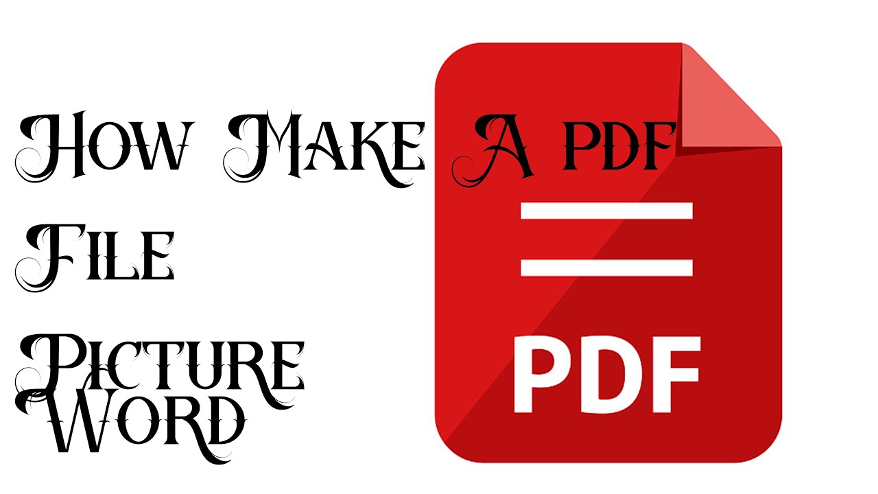 How to make a pdf file. কিভাবে একটি পিডিএফ ফাইল বানাবেন। - YouTube
