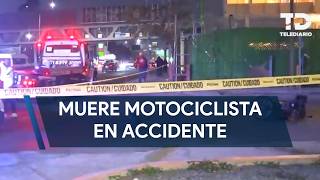 Motociclista muere tras accidente en la avenida Nogalar en San Nicolás
