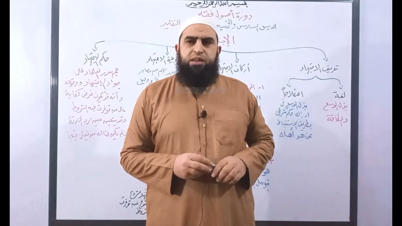 دورة أصول فقه 56 ( بداية الكلام في باب الاجتهاد و التقليد  )