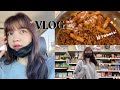A day in my life 🧸 Asian supermarket (hmart), rabokki (ramen + tteokbokki), iPhone 12, grocery haul