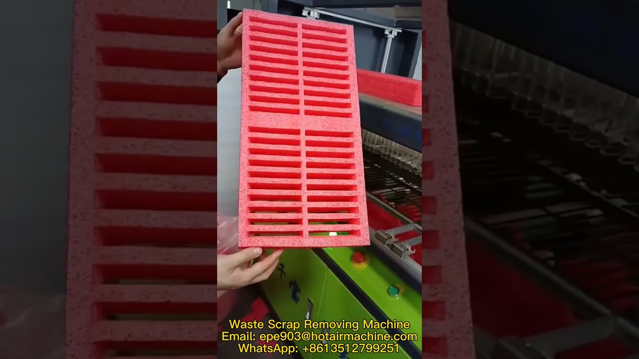 Waste Scrap Removing Machine EPE XLPE Foam Carboard Waste Scrap Removing Machine