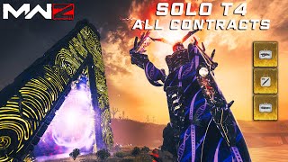 MW Zombies SOLO DARK AETHER  T4 (Sigil) Run | All Contracts Completed