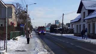 [ALARMOWO] Przejazd 309[O]21 GCBARt z OSP Krasiejów do pożaru