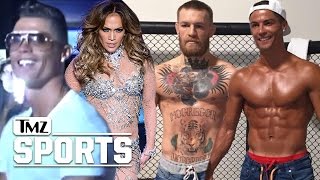 Two titans of sport ... not one single chest hair. cristiano ronaldo
and conor mcgregor came face-to-face in vegas this weekend immediately
took thei...