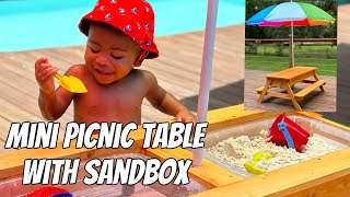 How To Make A Sandbox Picnic Table by Nick’s Custom Woodworks 914 views 10 months ago 4 minutes, 7 seconds