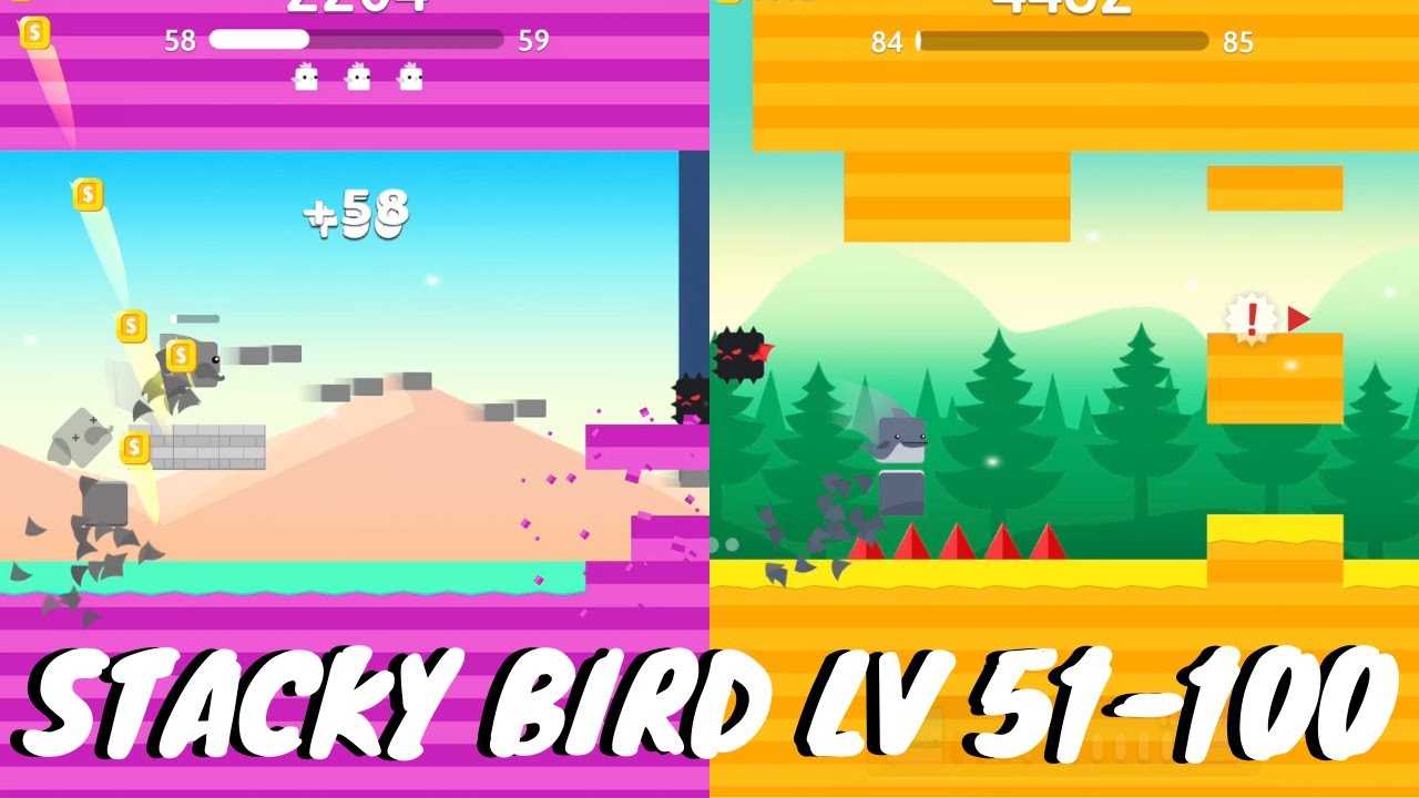 Stacky Bird Level 51100 No Commentary Gameplay Walkthrough YouTube