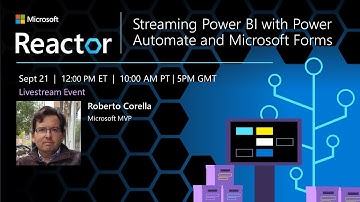 Streaming Power BI with Power Automate and Microsoft Forms