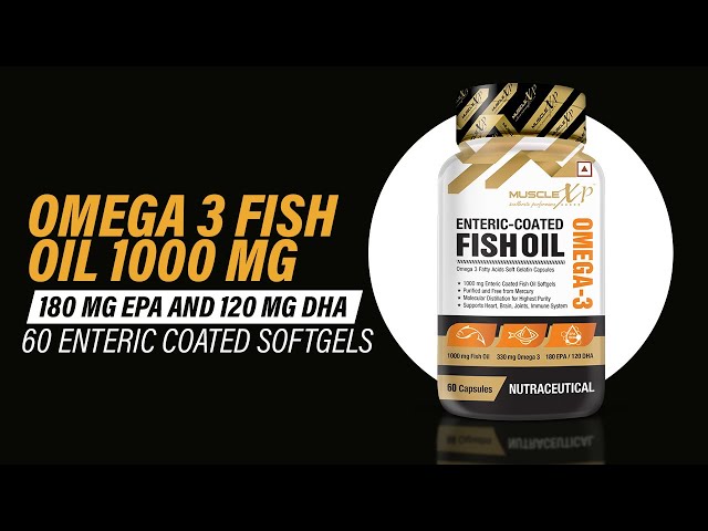 MuscleBlaze Fish Oil with EPA & DHA - (1000 mg, 90 Softgels)