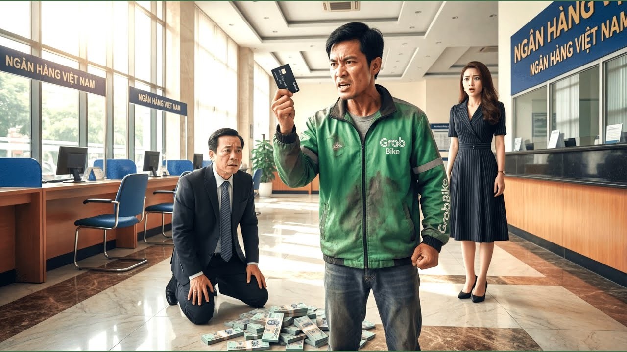 Tỷ Phú Giả Anh Xe Ôm Nghèo Đi Gửi 20 Tỷ Bị Khinh Rẻ, Khi Tấm Thẻ Đen Xuất Hiện Giám Đốc Phải Quỳ