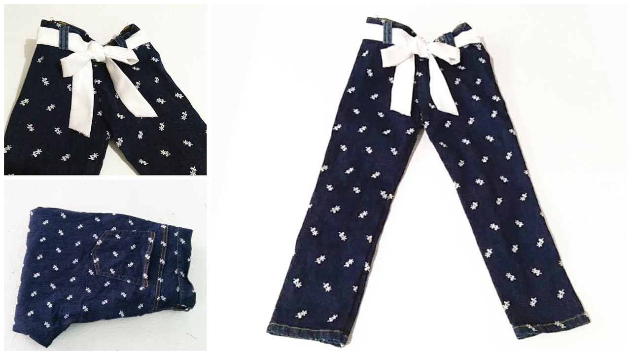 اعادة تحويل اي بنطلون كبير لبنطلون طفله صغير رهيب جدآ