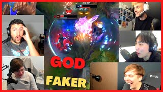 Streamers React to Faker's CLUTCH Play