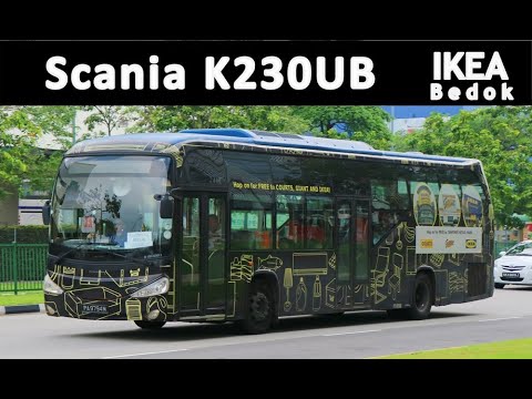 Scania K230ub Comfortdelgro Ikea Shuttle Bus Bedok Youtube