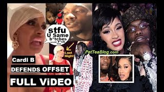 Cardi B Defends Offset, He Pops Up on Stage BEGGING for her Back "Y'all Would Smash tho" 👊 Video