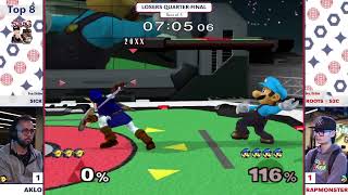 Creed V (Losers Quarter-Final) - SICK | Aklo (Link/Fox) vs. ROOTS | S3C | RapMonster (Luigi) - SSBM